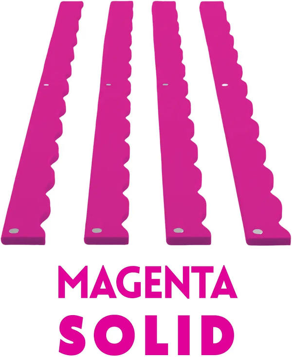 Premium Acrylic Mahjong Magnetic Rack Pusher Add-On, Solid Magenta