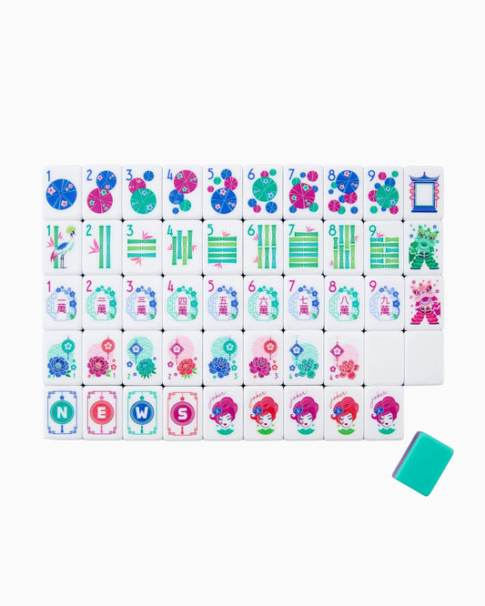 Mahjong Tile Set Seabreeze
