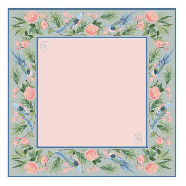 Hutch and Nook Mahjong Mat - Songbird Bloom