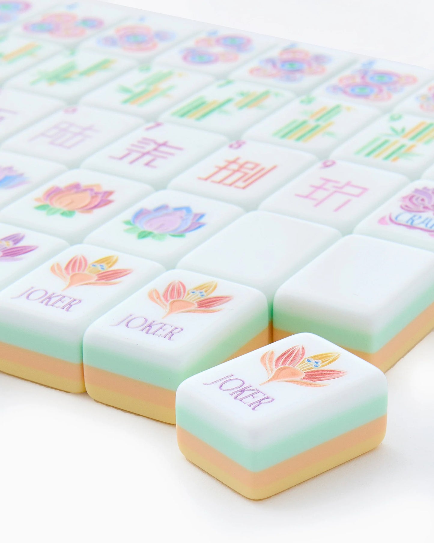 Mahjong Tile Set Sorbet