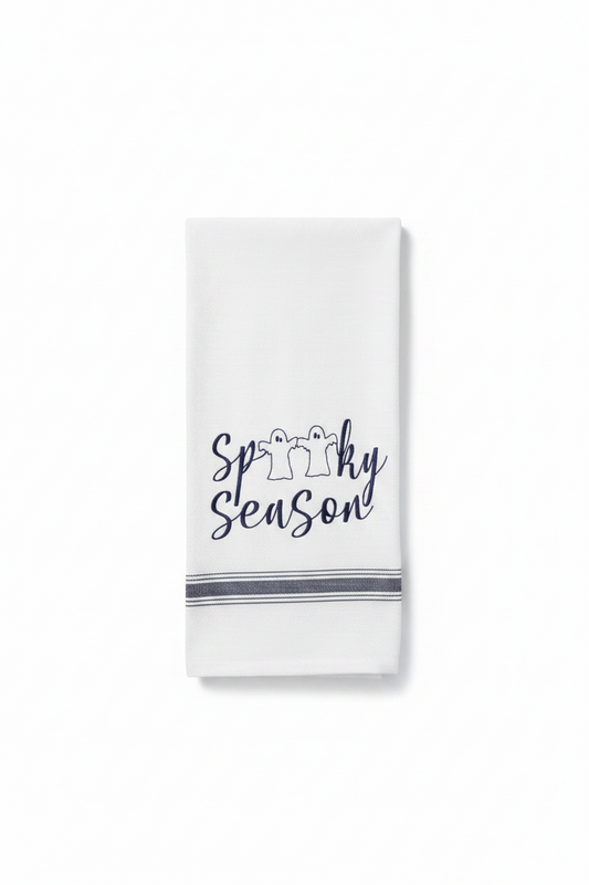 Spooky Season Hand Towel BLK/ WH