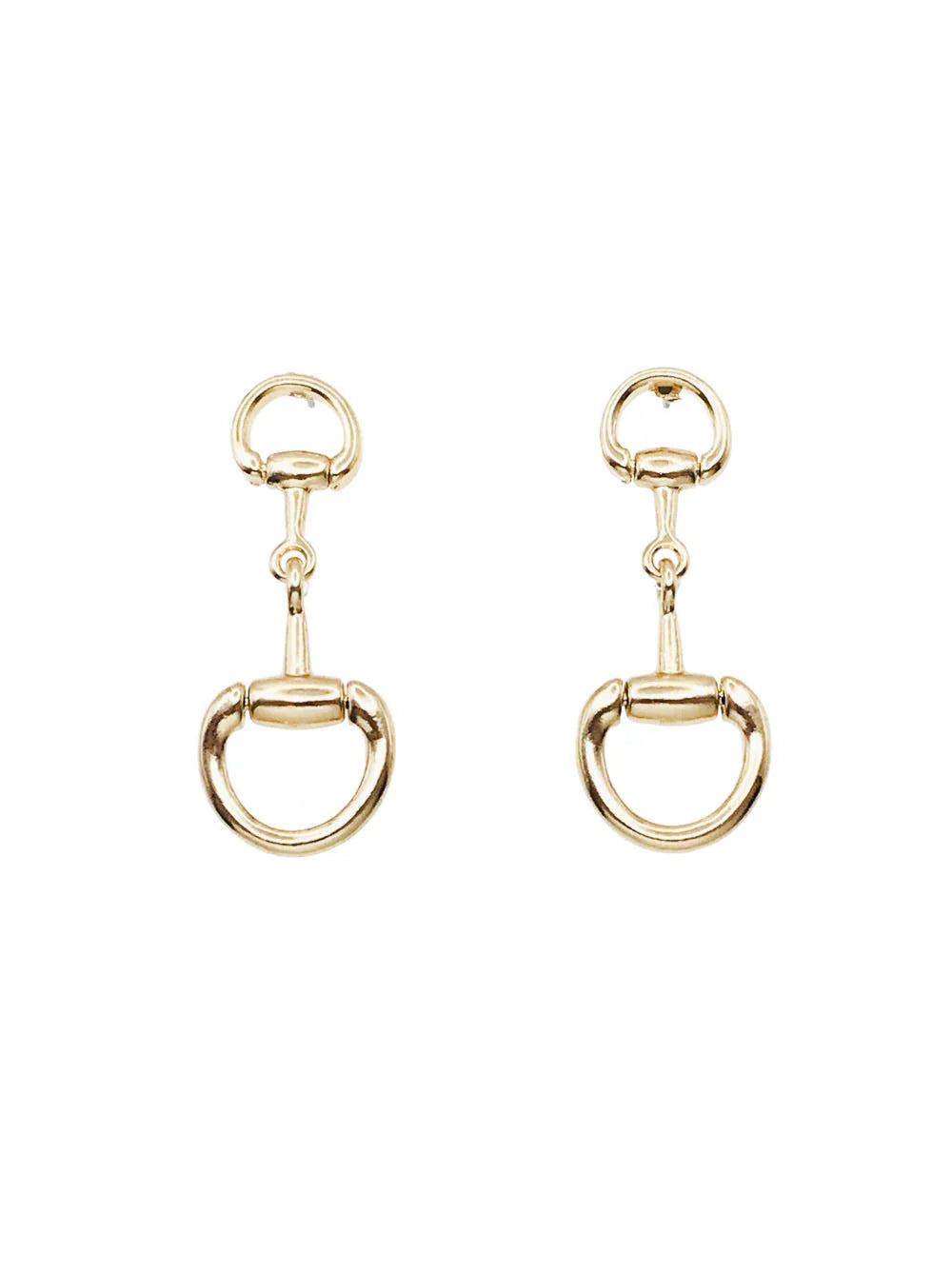Meghan Browne Earrings: TANK Gold