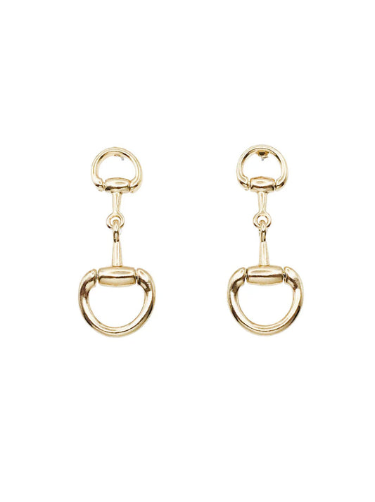 Meghan Browne Earrings: TANK Gold