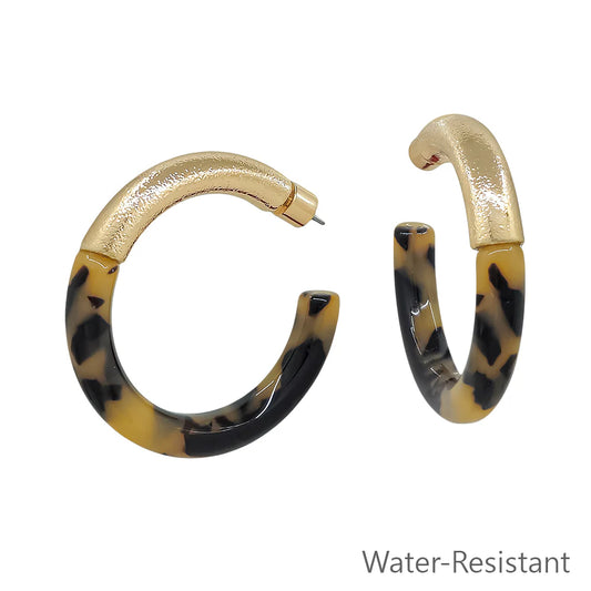 Meghan Browne Earrings: TEO Tortoise