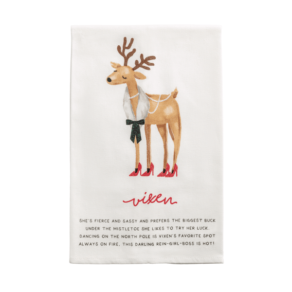 Vixen Poem Towel