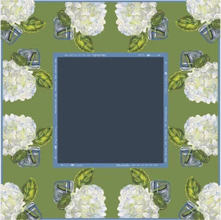 EPFaughn Design Mahjong Mat - White/Green