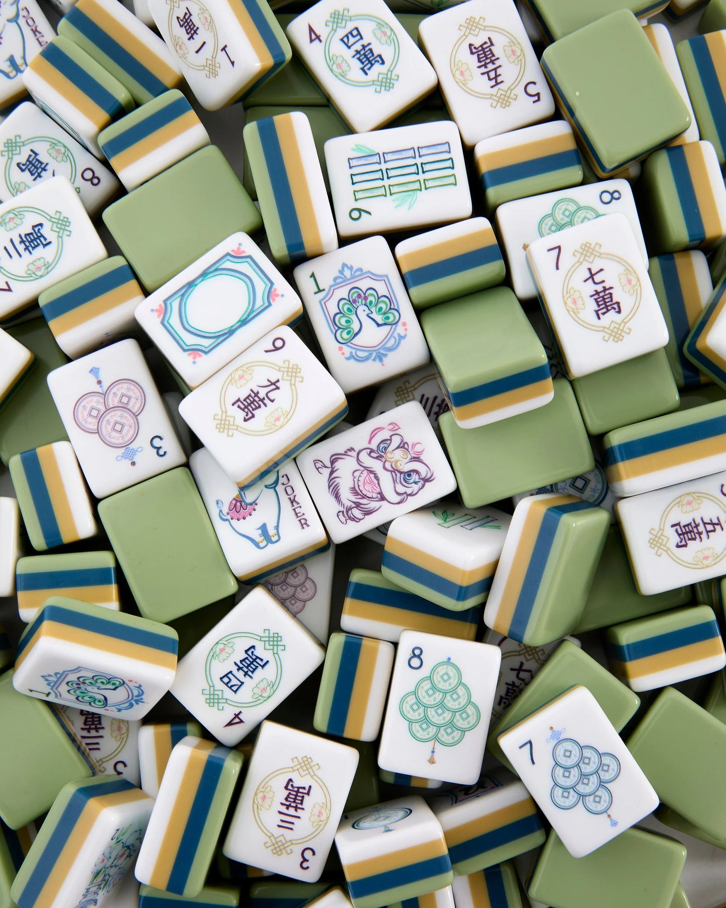 Mahjong Tile Set Willow