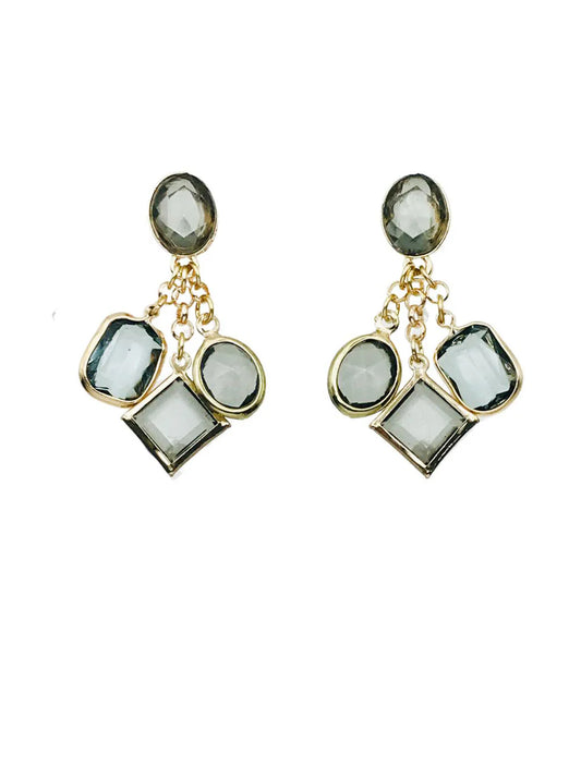 Meghan Browne Earrings: YAVET Black Diamond